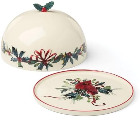 Winter Greetings Small Covered Dish in 1 Count in Multicolor, alternate view 3