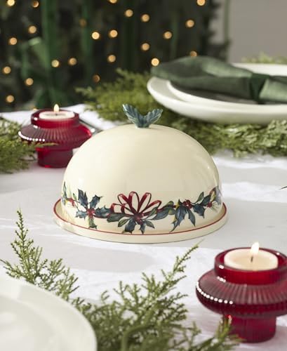 Winter Greetings Small Covered Dish in 1 Count in Multicolor, alternate view 5