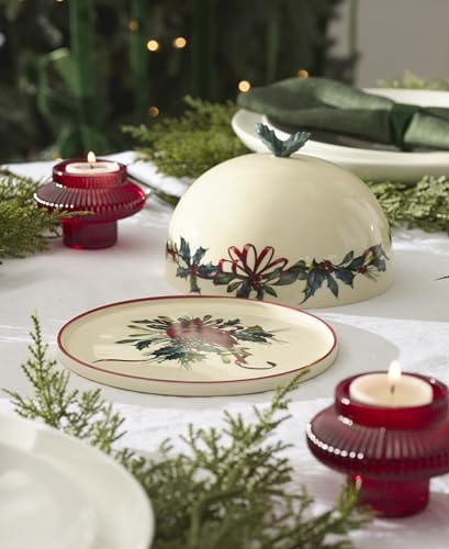 Winter Greetings Small Covered Dish in 1 Count in Multicolor, alternate view 6