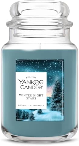 Winter Night Stars Scented Candle, 22oz Large Jar