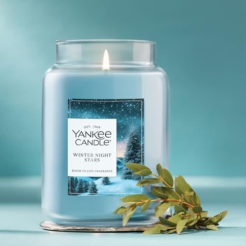 Winter Night Stars Scented Candle, 22oz Large Jar, alternate view 4