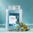 Winter Night Stars Scented Candle, 22oz Large Jar, alternate view 4