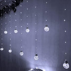 Wishing Ball Curtain String Lights 9.8x3.3 ft, USB/Battery Powered in 9.8x3.3 ft, alternate view 4