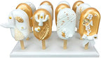 Wood Cakesicle Stand Display - 12 Count Popsicle Sticks Holder for Dessert Table of Wedding Shower Birthday