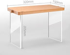 Wood Display Risers (Acrylic L 32*15*20.5cm/12.60*5.91*8.07inches) in Acrylic L, alternate view 2