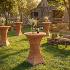 Wood Grain Stretch Cocktail Table Covers, 2 Pack, 32'' x 43'', alternate view 2