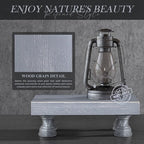 Wood Riser & Display Stand for Rustic Kitchen Counter, Gray in C-Pine Wood-Gray, alternate view 6