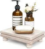 Wood Riser for Decor: Pedestal Stand for Kitchen Sink, Natural Wood in Natural