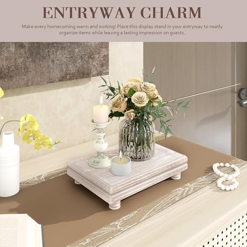 Wood Riser for Decor: Pedestal Stand for Kitchen Sink, Natural Wood in Natural, alternate view 2