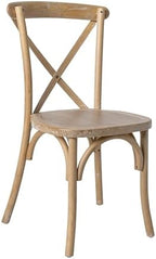 Wood X-Back Chair, Natural
