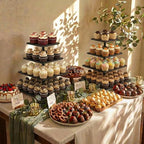 Wooden 4 Tier Cupcake Stand for 50 Cupcakes, Cupcake Holder, Cupcake Tower, Tiered Tray Stand for Birthday Bar, alternate