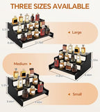 Wooden Cologne Organizer for Men, Perfume Organizer Stand, Cologne Stand with Anti-Slip Washers, Wooden Display, alternate