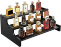 Wooden Cologne Organizer for Men, Perfume Organizer Stand, Cologne Stand with Anti-Slip Washers, Wooden Display