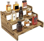 Wooden Cologne Organizer for Men, Perfume Organizer Stand, Cologne Stand with Anti-Slip Washers, Wooden Display