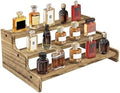 Wooden Cologne Organizer for Men, Perfume Organizer Stand, Cologne Stand with Anti-Slip Washers, Wooden Display