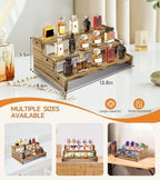 Wooden Cologne Organizer for Men, Perfume Organizer Stand, Cologne Stand with Anti-Slip Washers, Wooden Display, alternate