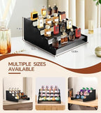 Wooden Cologne Organizer for Men, Perfume Organizer Stand, Cologne Stand with Anti-Slip Washers, Wooden Display, alternate