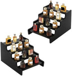 Wooden Cologne Organizer for Men, Perfume Organizer Stand, Cologne Stand with Anti-Slip Washers, Wooden Display