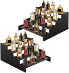 Wooden Cologne Organizer for Men, Perfume Organizer Stand, Cologne Stand with Anti-Slip Washers, Wooden Display