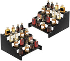 Wooden Cologne Organizer for Men, Perfume Organizer Stand, Cologne Stand with Anti-Slip Washers, Wooden Display
