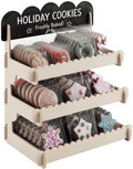 Wooden Cookie Display Stand with Chalkboard Sign for Bakers, Vendors, Craft Fairs | Pastry Display for Market