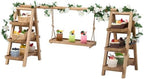 Wooden Cupcake Stand, 3 Tier Cupcake Display Stand for Dessert Display, dessert table display set for Cake Snack