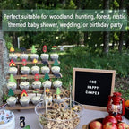 Wooden Cupcake Stand - 4 Tier Cupcake Display Stand, Rustic Tiered Display Stand, Tool Free Installation Cupcake, alternate