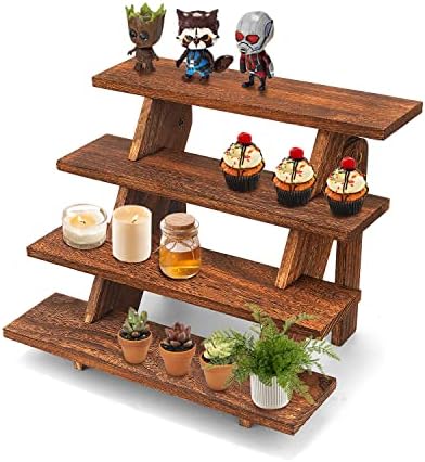 Wooden Display Stand Wood Cupcake Stands Rustic Wood Risers in solid wood