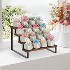 Wooden Perfume Organizer, Tiered Cologne Organizer for Men, Cologne Stand Perfume Stand, Risers Display Stands, alternate
