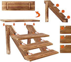 Wooden Rustic Cupcake Stand for 24 Cupcakes, Stepped Wood Display Stand for Weddings, Tiered Party Table Display, alternate