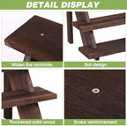 Wooden Tiered Risers Display Stands for Vendor Events,4 Tier Cupcake Display Stand, Rustic Decor Wood Dessert, alternate view