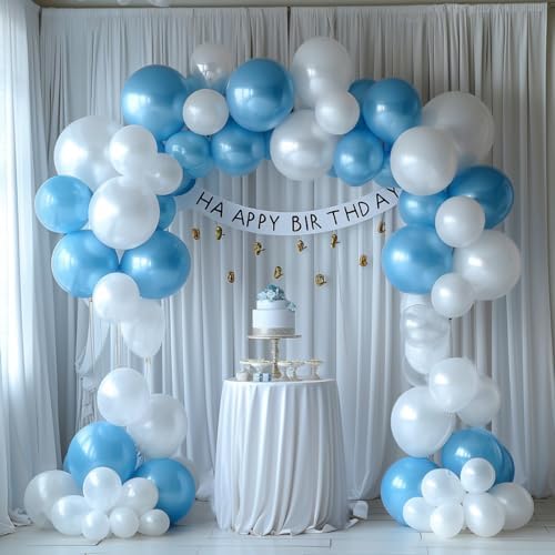Wrinkle Free White Backdrop Curtain for Parties 30x7ft Soft Fabric Drapes Wedding White Curtain Backdrop for, alternate view