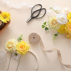 Yellow Artificial Flowers Combo for Wedding & Home Decor in Yellow, alternate view 5
