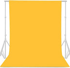 Yellow Backdrop - 8FTX10FT Yellow Photo Backdrop for Photoshoot Background for Photography Screen Video