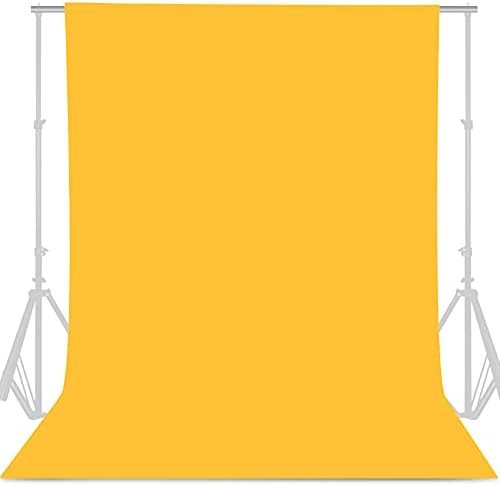 Yellow Backdrop - 8FTX10FT Yellow Photo Backdrop for Photoshoot Background for Photography Screen Video