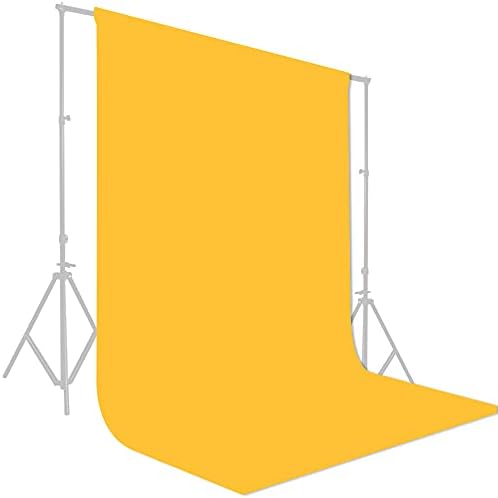 Yellow Backdrop - 8FTX10FT Yellow Photo Backdrop for Photoshoot Background for Photography Screen Video, alternate view 3