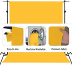 Yellow Photography Backdrop for Photoshoot, Fabric 8x10ft in 8x10ft, alternate view 6