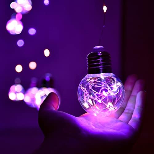 YOLIHT Wishing Ball Curtain String Lights 9.8 x 3.3 ft, USB/Battery Powered in 9.8 x 3.3 ft, alternate view 2
