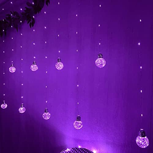 YOLIHT Wishing Ball Curtain String Lights 9.8 x 3.3 ft, USB/Battery Powered in 9.8 x 3.3 ft, alternate view 3