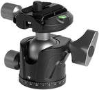 YUANYU Low Profile Camera Tripod Ball Head with Arca-Swiss