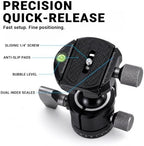 YUANYU Low Profile Camera Tripod Ball Head with Arca-Swiss, alternate view 4
